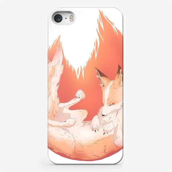 Чехол iPhone «Огненный лис»