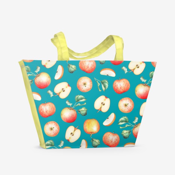 Пляжная сумка «Спелые яблочки»