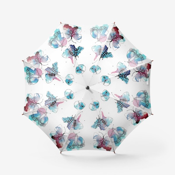 Зонт «Акварельные бабочки»