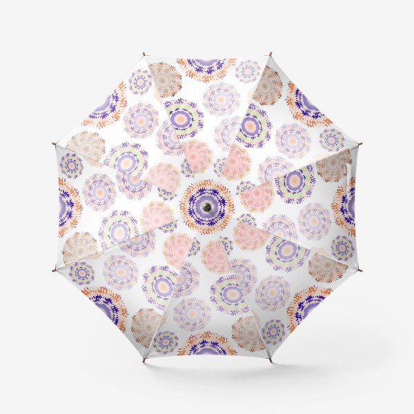 Зонт «Абстрактные разноцветные круги»