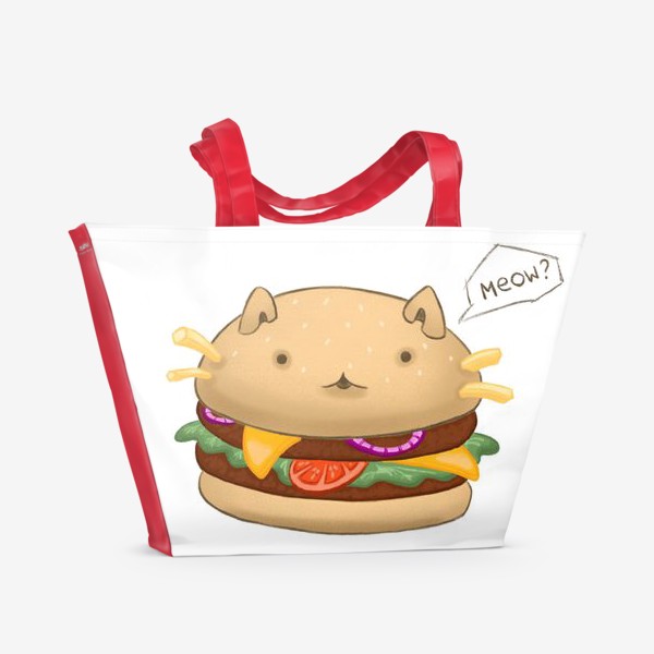 Пляжная сумка «Catburger»