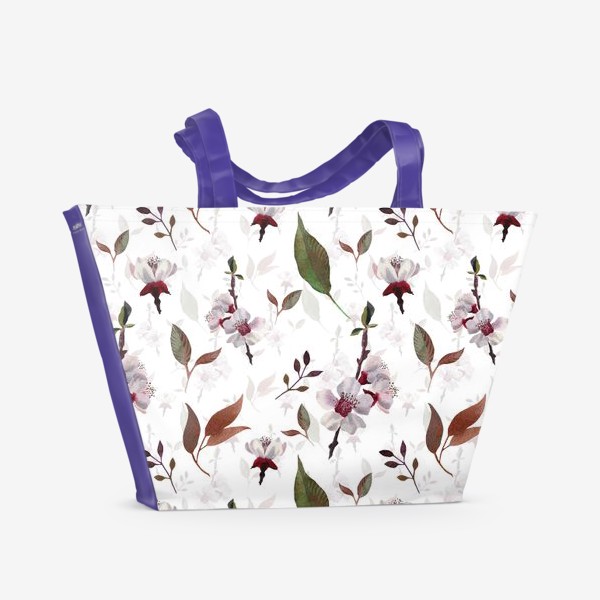 Пляжная сумка «Blooming trees»