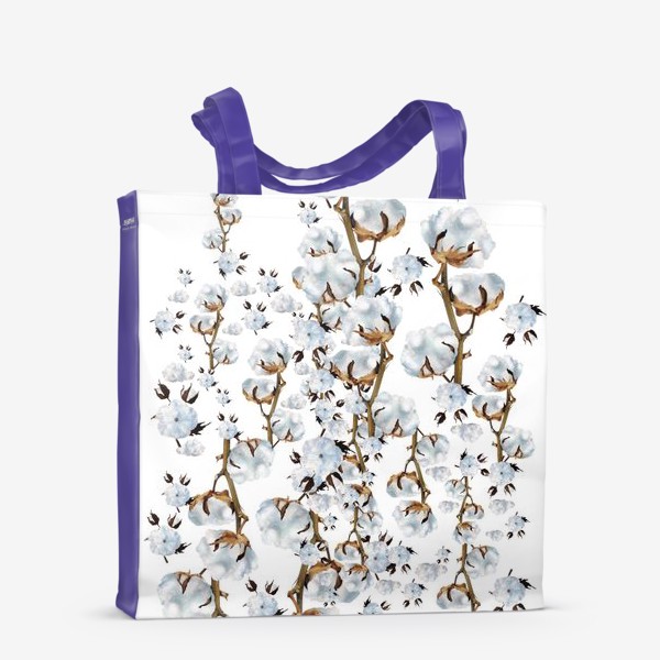 Сумка-шоппер «Хлопок весна растения природа»