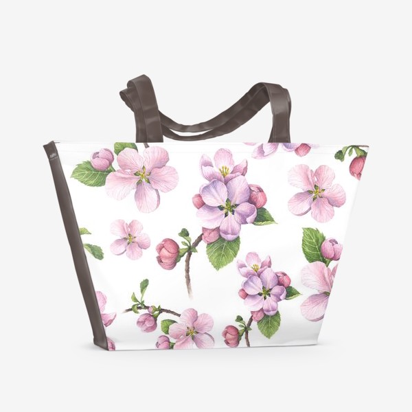 Пляжная сумка «Цветение яблони»