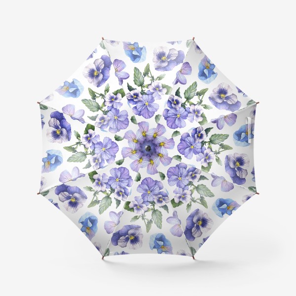 Зонт «Цветение виолы»