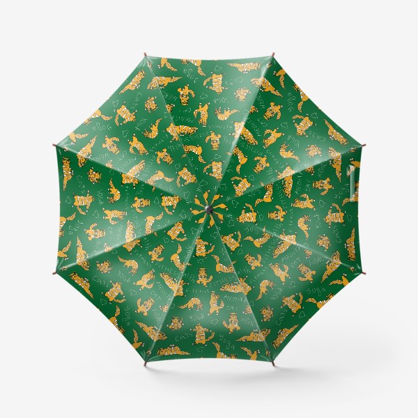 Зонт «Йога коты»