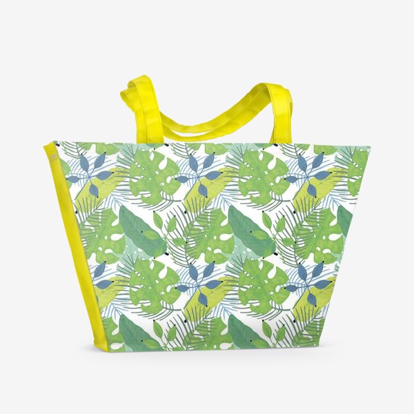 Пляжная сумка «Тропические растения»