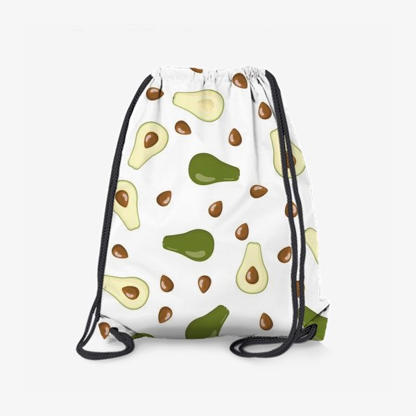 Рюкзак «Авокадо с косточками. Паттерн»