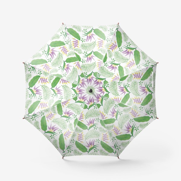 Зонт «Тропические растения и цветы»