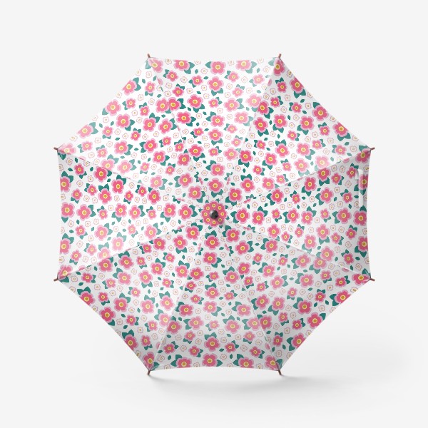 Зонт «Розовые цветы»