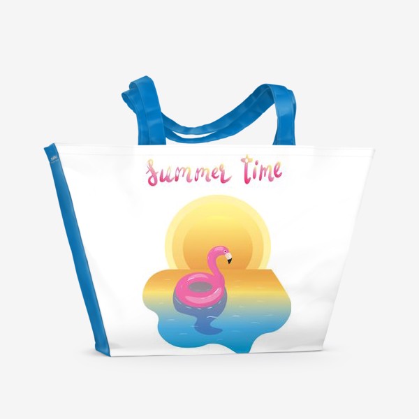 Пляжная сумка «flamingo»