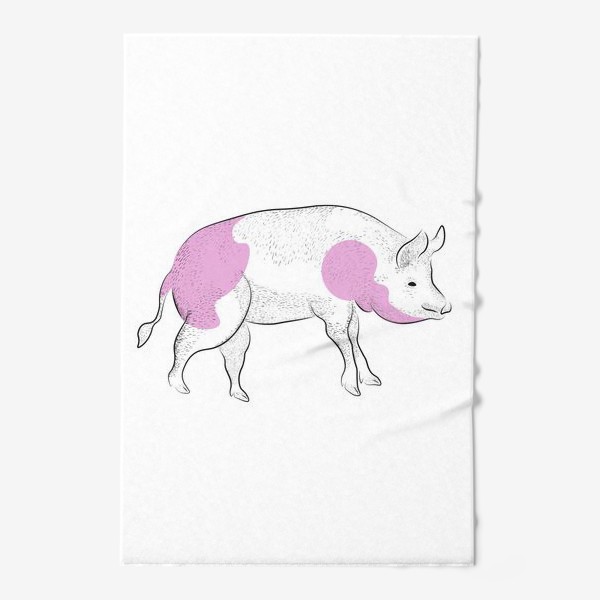 Полотенце «pink pig»