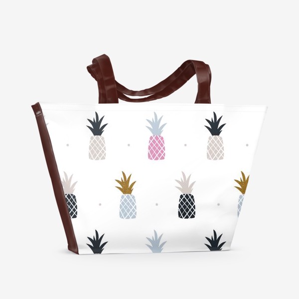 Пляжная сумка «Pineapples / Ананасы»