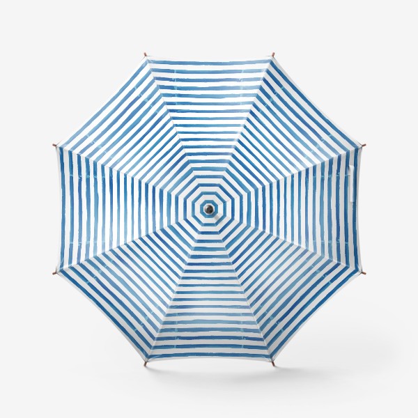 Зонт «Голубая полоска, тельняшка »