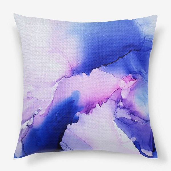 Подушка «Воздушная абстракция Фиолетовый»