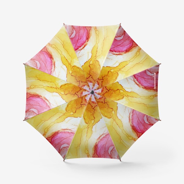 Зонт «Воздушная абстракция Желтый»