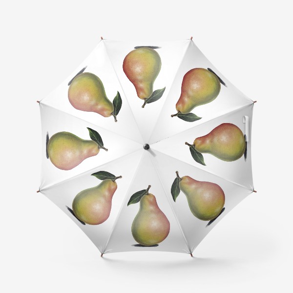 Зонт «Сочная груша художественной пастелью»