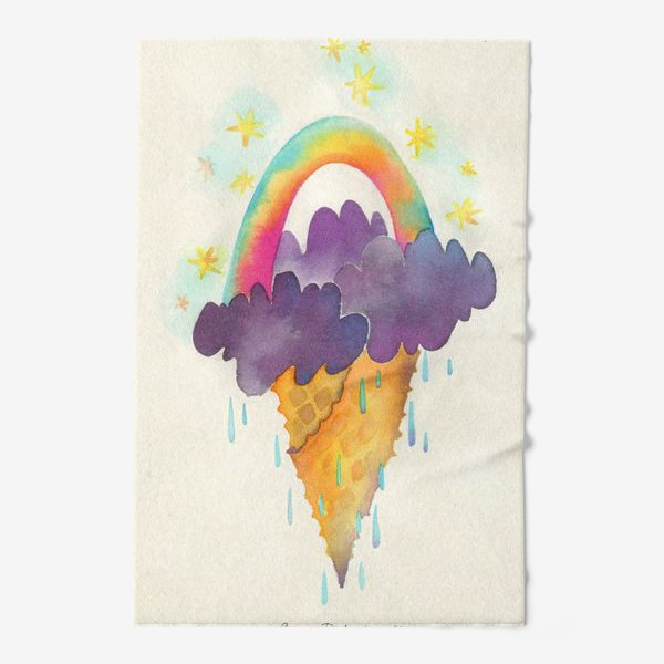 Полотенце «Радужное мороженое»