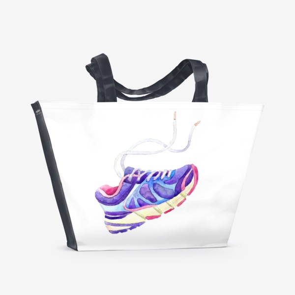 Пляжная сумка «Стильный кроссовок»