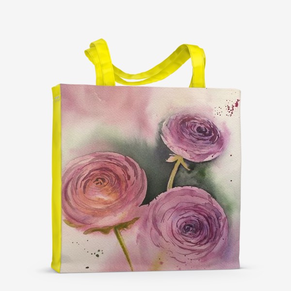 Сумка-шоппер «Ранункулюсы - цветы счастья»