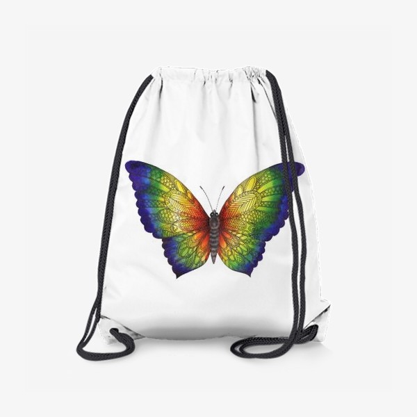 Рюкзак «Радужная бабочка большая»