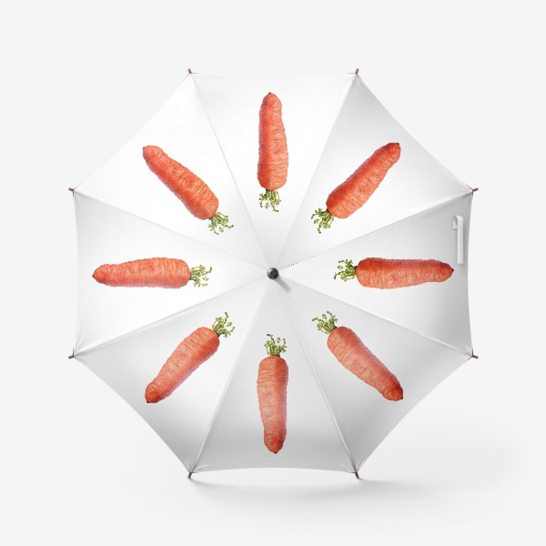 Зонт «Морковка акварельная хозяйке на заметку»