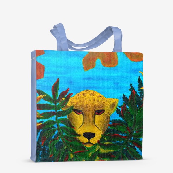 Сумка-шоппер «Тропический гепард»
