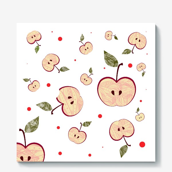 Холст «Кружевные яблоки»