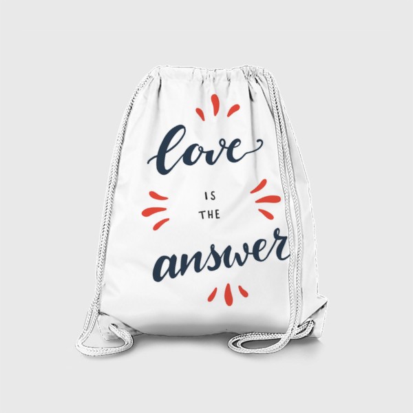 Рюкзак «Love is the answer»