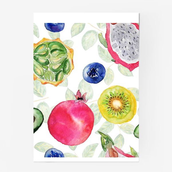 Постер «Сочные фрукты»