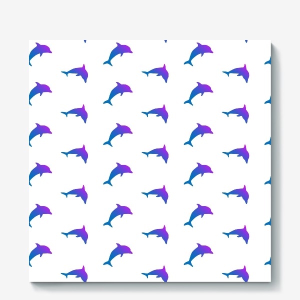 Холст «Дельфины»