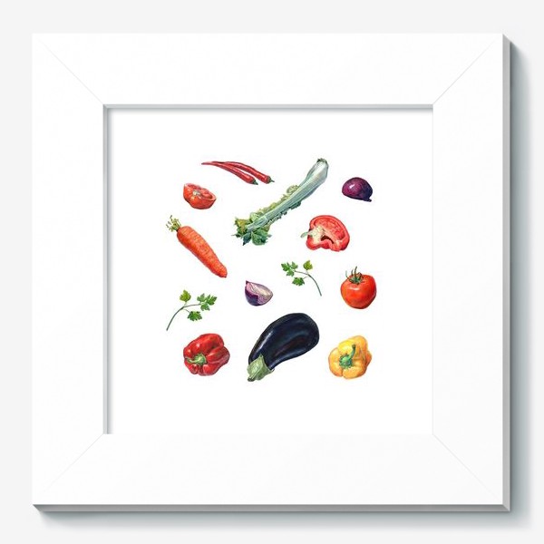 Картина «Овощи паттерн»