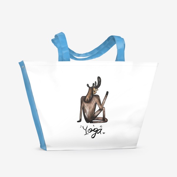 Пляжная сумка «Йога »