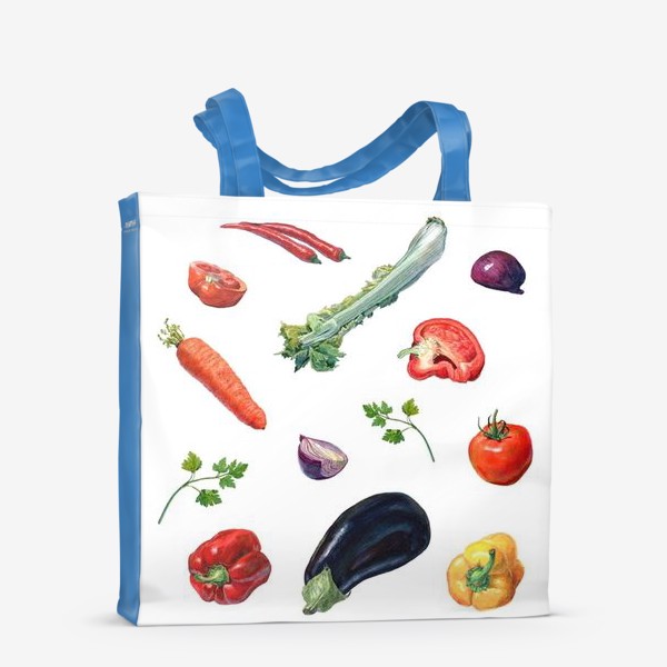 Сумка-шоппер «Овощи паттерн»