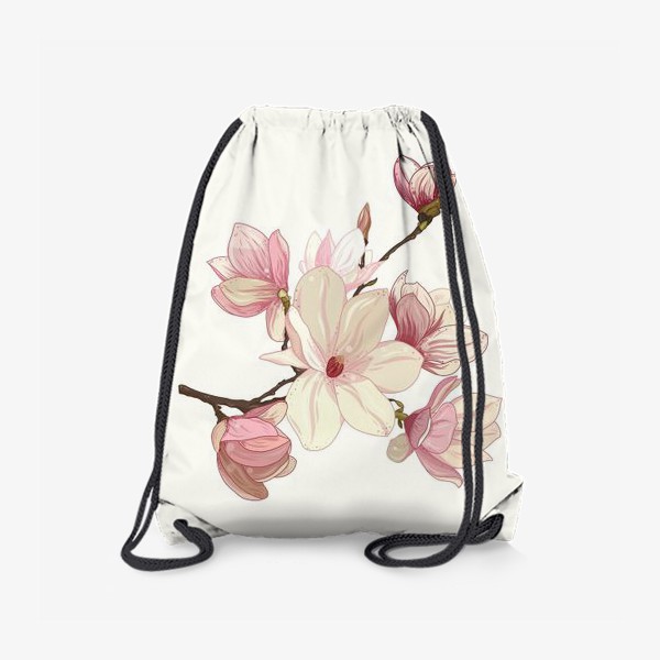 Рюкзак «Цветы магнолии. Нежные и прекрасные.»
