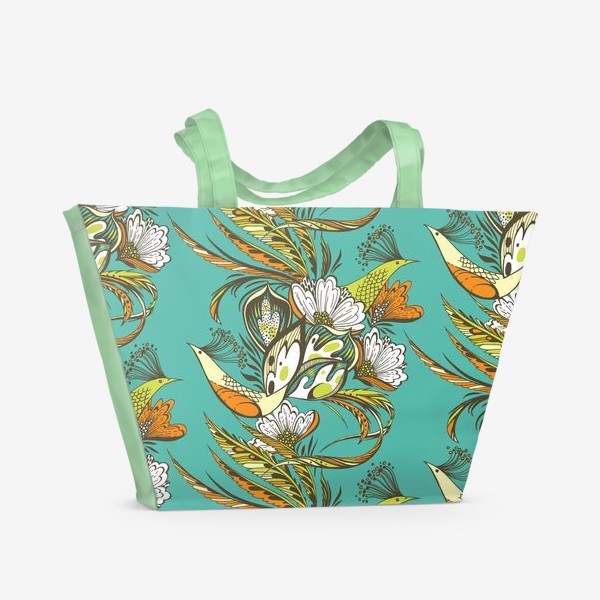 Пляжная сумка «Райские птицы»
