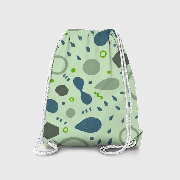 Рюкзак «Сине-зеленая абстракция»