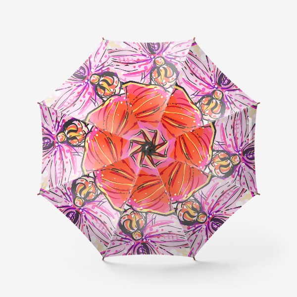 Зонт «орхидеи паттерн»