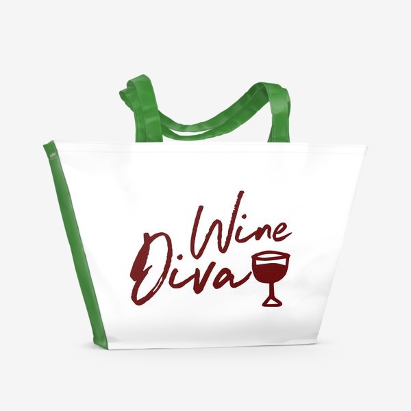 Пляжная сумка «Wine Diva»