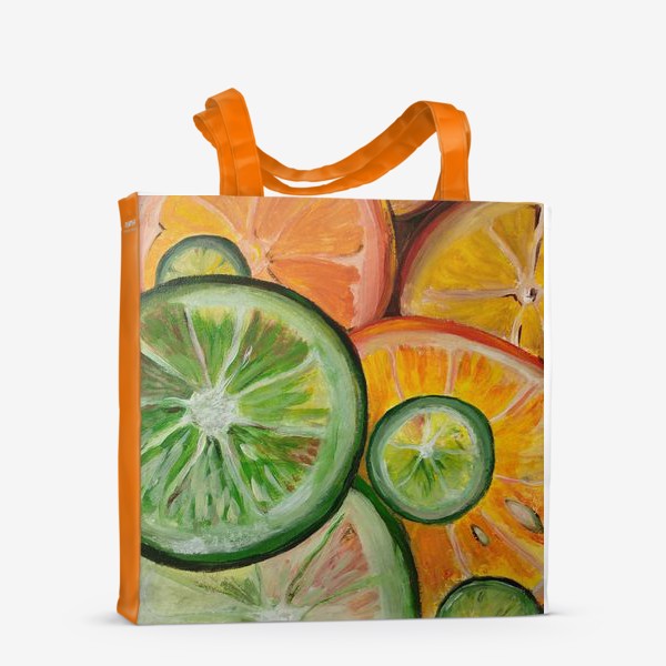 Сумка-шоппер «Лимон и апельсин»