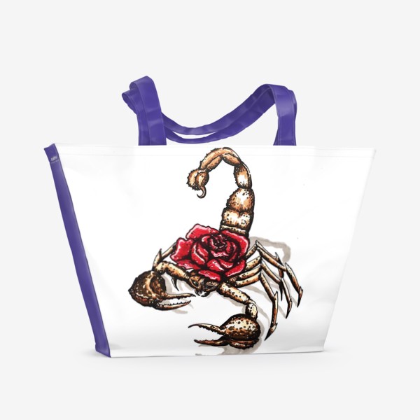 Пляжная сумка «Подарок для скорпиона»