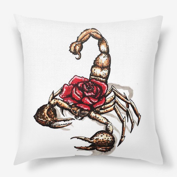 Подушка «Подарок для скорпиона»