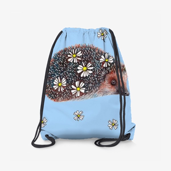 Рюкзак «Милый ежик с ромашками»