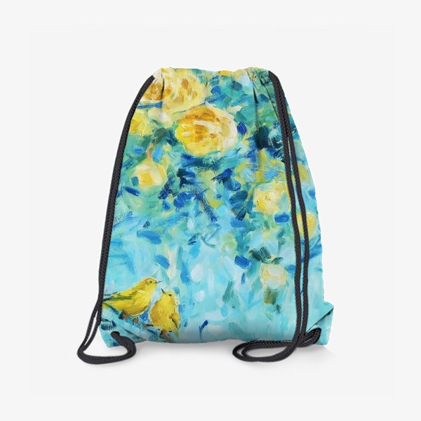 Рюкзак «Цветы и птицы»