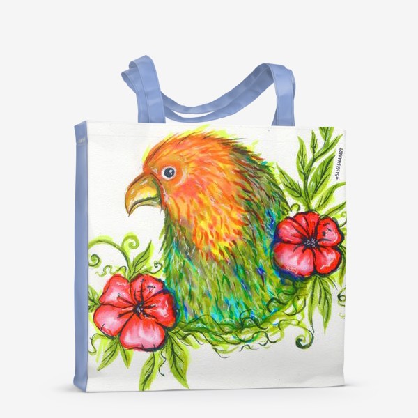 Сумка-шоппер «Тропический попугай»