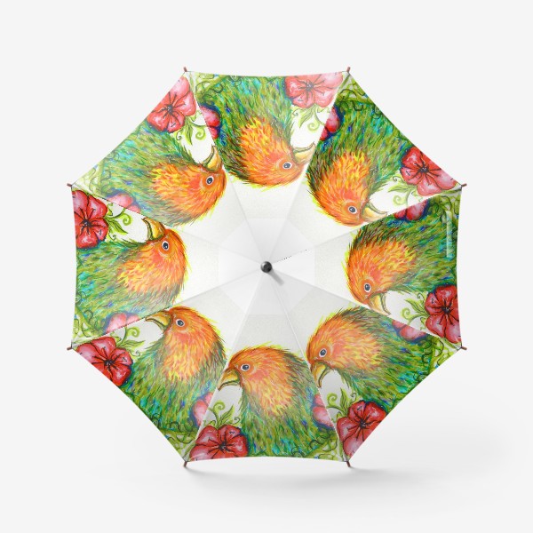 Зонт «Тропический попугай»