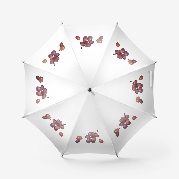 Зонт «Красный виноград»