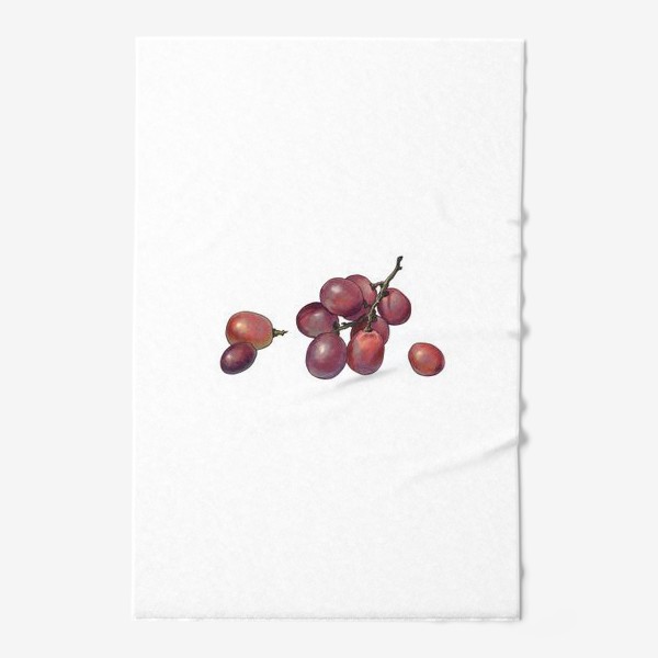 Полотенце «Красный виноград»