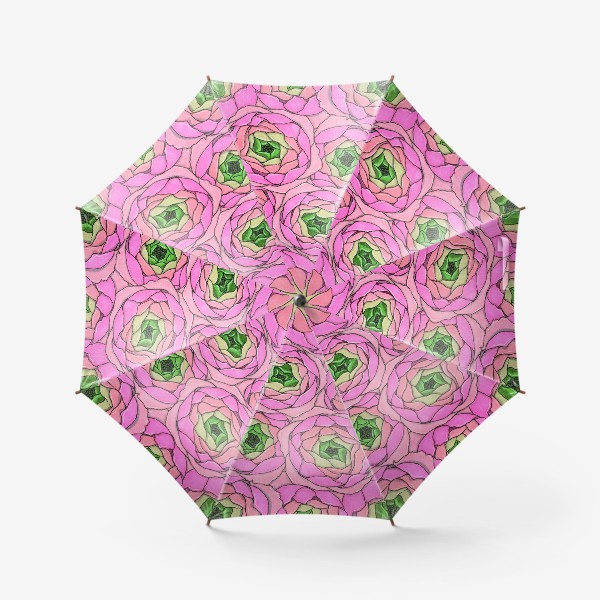 Зонт «Ранункулюсы»