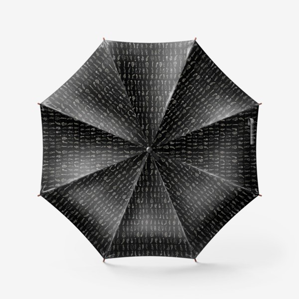 Зонт «Перья под стеклом»
